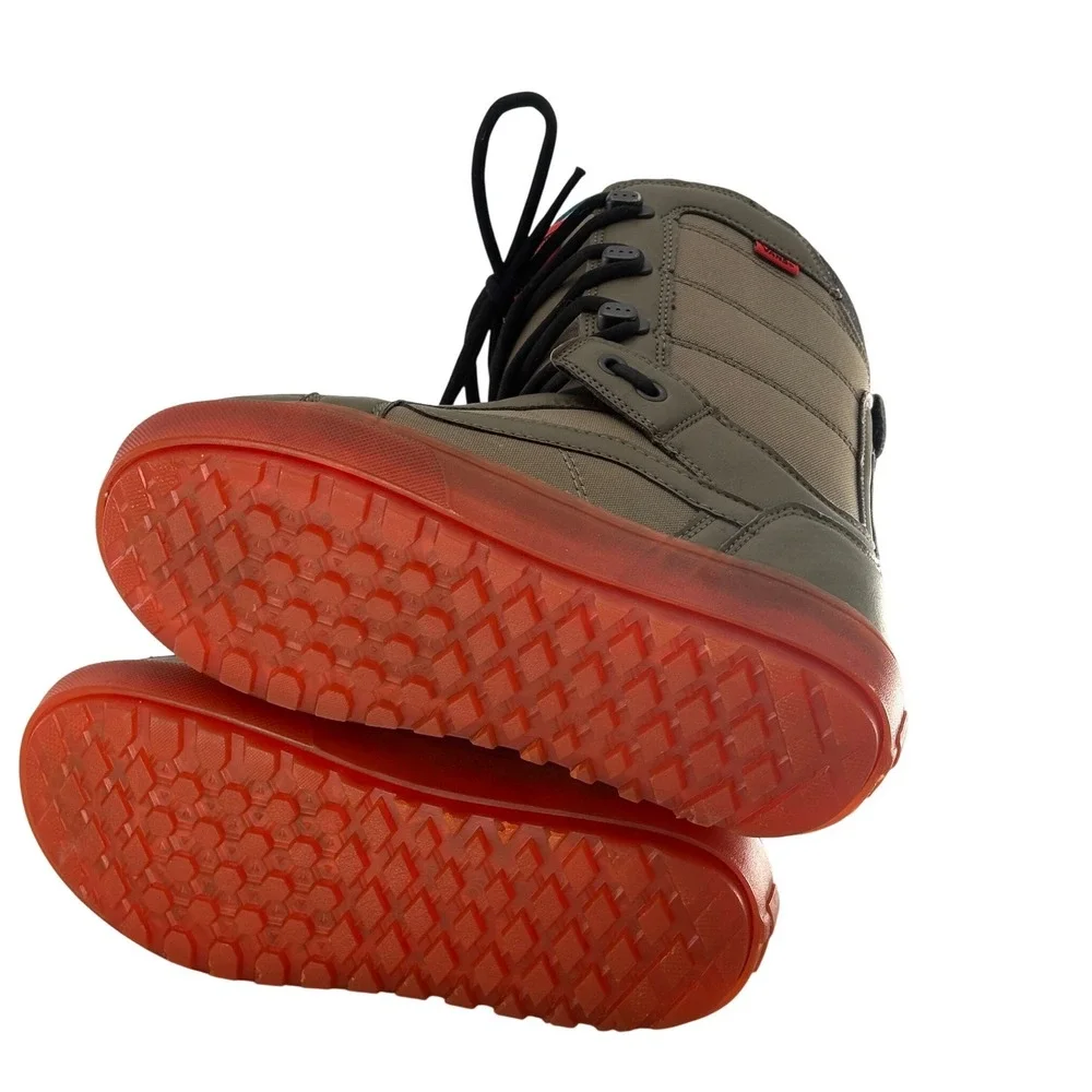 Vans Snowboard Boots High Standard OG‎ Green Orange Men Size 7.5